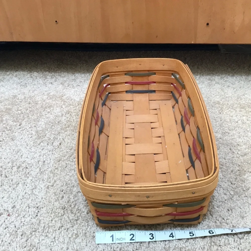 LONGABERGER 2000 handwoven warm bread basket